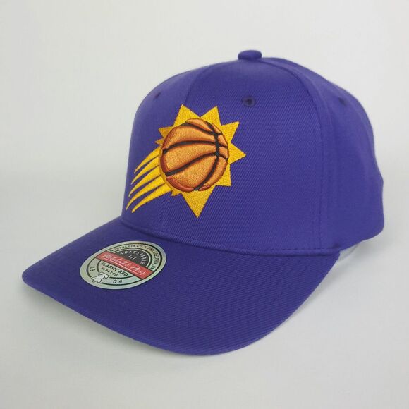 Phoenix Suns Mitchell & Ness NBA Redline Snapback Hat Cap 3D Logo Purple‎ NWT - Picture 7 of 8